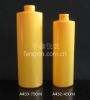 750ml and 450ml yellow shampoo bottle