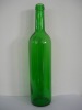 750ml emerald green glass tall bordeaux bottles