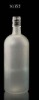 750ml frosted glass bottle for vodka