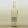 750ml glass bordeaux  bottle with cork