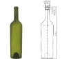 750ml glass botttle for red wine