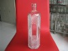 750ml glass vodka bottle