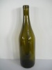 750ml glass wine bottle( Antique green color)