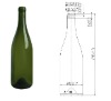 750ml glass wine bottle HT1041