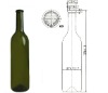 750ml green champagne bottle 3