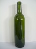 750ml green wine glass bottle