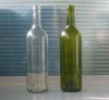 750ml screw top wine bottle in flint and green color(mz-461)