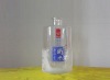 750ml transparent liquor glass bottle