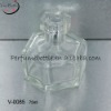 75ml clear frosting glass perfume bottle for woman