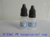 8/10ml blacktamperproof caps Plastic medicine dropper bottle