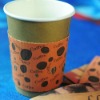 8/12/16 oz kraft paper cups sleeves