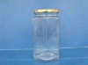 800ml Hexagonal Glass Jars,Food Grade Glass Jars