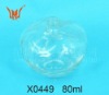 80ML APPLE SHAPE CRIMP GLASS PERFUME BOTTLE