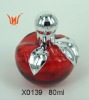 80ML RED Apple Shape Empty Glass Perfume Bottles