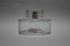 80ml clear oblate glass perfume bottle