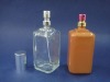 80ml clear or red glass perfume bottles