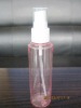 80ml clear pink spray PET bottle