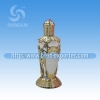 80ml empty perfume bottle,glass perfume bottle with gold plastic decoration design