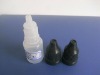 8ML PE EYE DROP BOTTLE black tamperproof plastic caps drop bottle 100pc/lots For liquid medicine