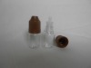 8ML PET drop bottle with Brown Childproof cap