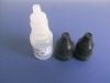 8ML black tamperproof plastic caps drop bottle 100pc/lots For liquid medicine