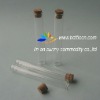 8ml mini glass bottle with cork