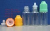 8ml plastic clear pet eye dropper with the push switch cap