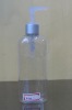 8oz clear pet bottle with the aluminum pump sprayer