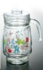 8pcs 1.6L glass kettle suit& glass cup sets