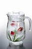 8pcs glass kettle suit& glass cup sets