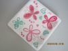 9" square party paper plate paper party products