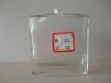 90 ml square pump sprayer clear perfume glass bottle