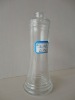 95 ML clear pump sprayer round perfume glass bottle