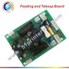 A-print printer feeding and takeup board