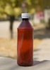 A37 500ml PET brown liquid medicine bottle