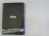 A5 hard cover spiral notebook