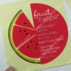 Adhesive Bath Fizzie Label- for Fruit Frappe(UNIC-BL096)