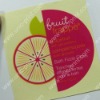 Adhesive Bath Fizzie Label- for Fruit Frappe(UNIC-BL097)