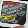 Adhesive Charger Label/Sticker-for BLACK&DECKER(UNIC-BL037)