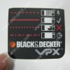 Adhesive Charger Label/Sticker-for BLACK&DECKER(UNIC-BL039)