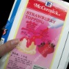 Adhesive Food Label- for Strawberry(UNIC-BL215)