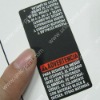 Adhesive Label/Sticker-for Charger(UNIC-BL040)