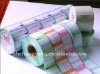 Adhesive label sticker in rolls