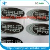 Adhesive plastic nameplate