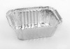 Airline coated aluminium foil food container with high quality on sales