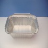 Airline kitchen food square oblong aluminum foil container