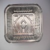 Airline meal aluminum foil container