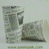 Airline paper cups