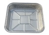 Aluminum Foil Disposable Square Loaf Pan WIth Iron Buckle