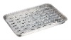 Aluminum Foil Rectangle Barbecue Containers With Holes